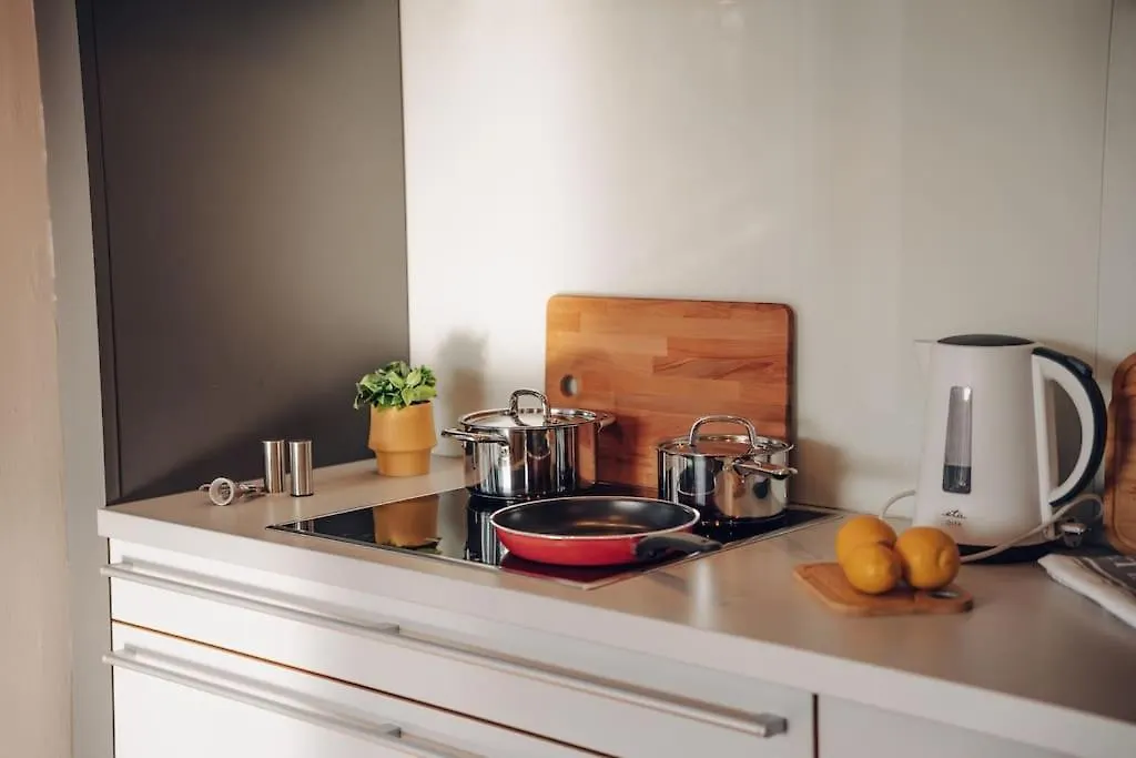 Design 3Bd Apartment Cooking Area In Architect Villa Praha